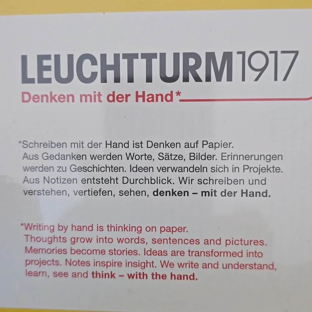 Leuchtturm1917 Lemon Softcover Composition Ruled Journal - Picture 9 of 11